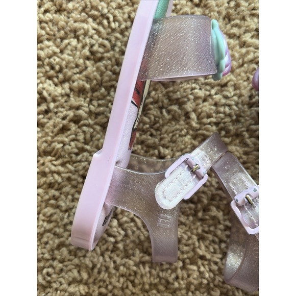 Mini Melissa Disney Mar Sandal Princess Ariel Little Mermaid Sandals Shoes 8 - Picture 12 of 16